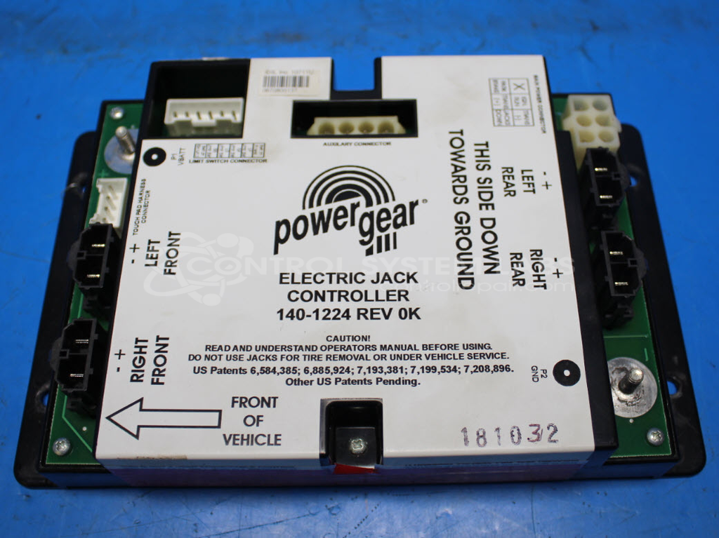 Power Gear 1401224 Rev 0K RV Leveling System Electronic Control